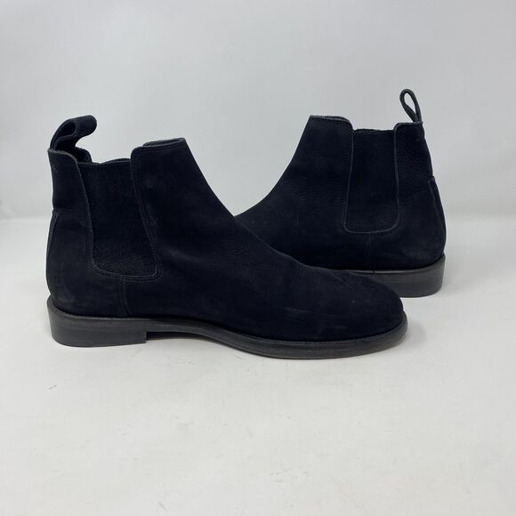 Zadig & Voltaire Boots Mens Size 9 Black Suede Chelsea Ankle Dress Pull On main image 6